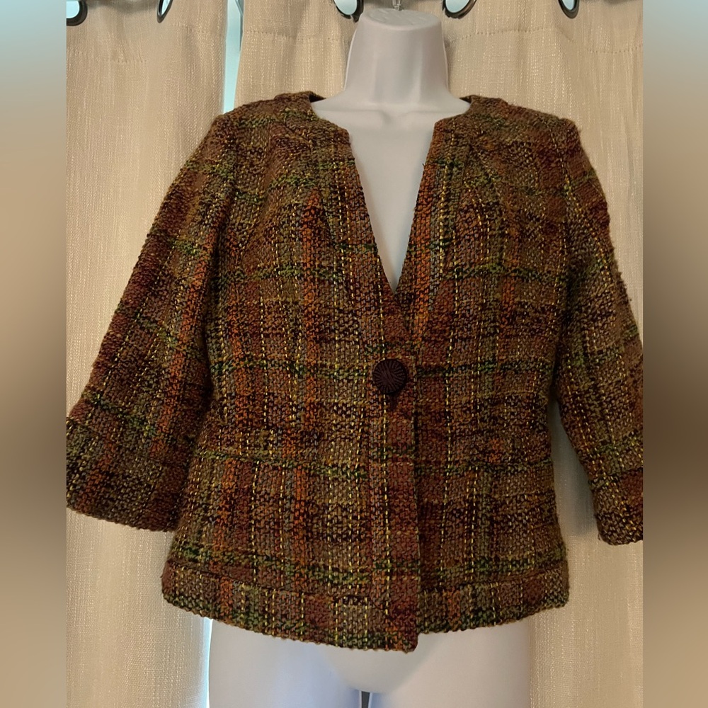 Coldwater Creek Tweed Blazer
